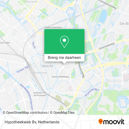 Hypotheekweb Bv kaart