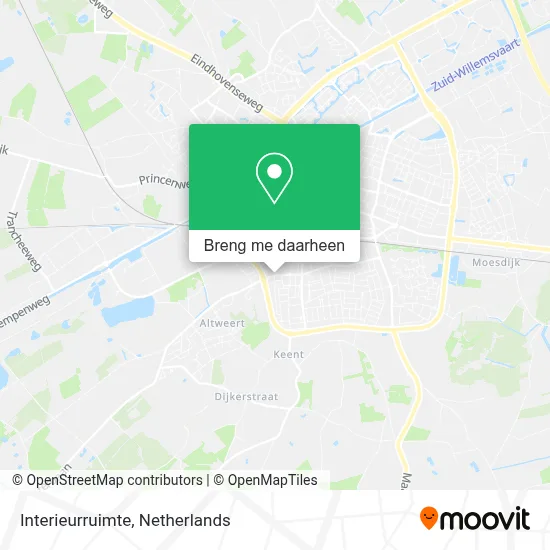 Interieurruimte kaart