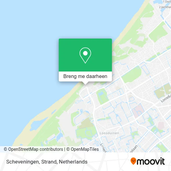 Scheveningen, Strand kaart
