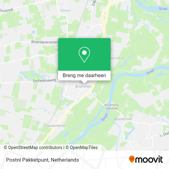 Postnl Pakketpunt kaart