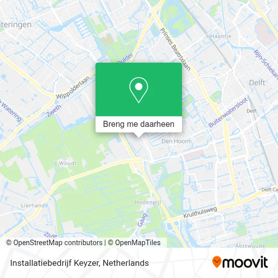 Installatiebedrijf Keyzer kaart