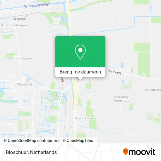 Bioschuur kaart