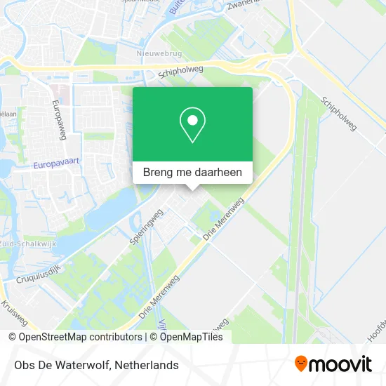 Obs De Waterwolf kaart