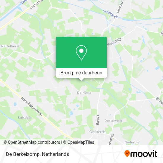 De Berkelzomp kaart