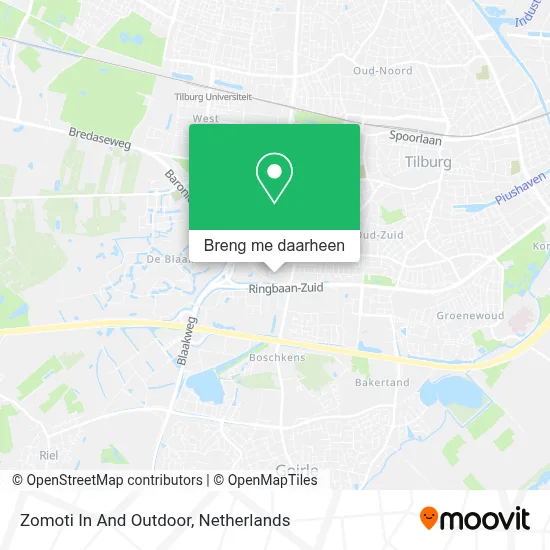 Zomoti In And Outdoor kaart