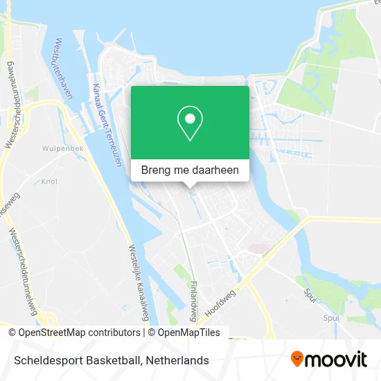 Scheldesport Basketball kaart