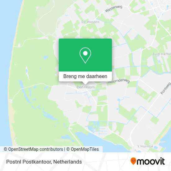 Postnl Postkantoor kaart