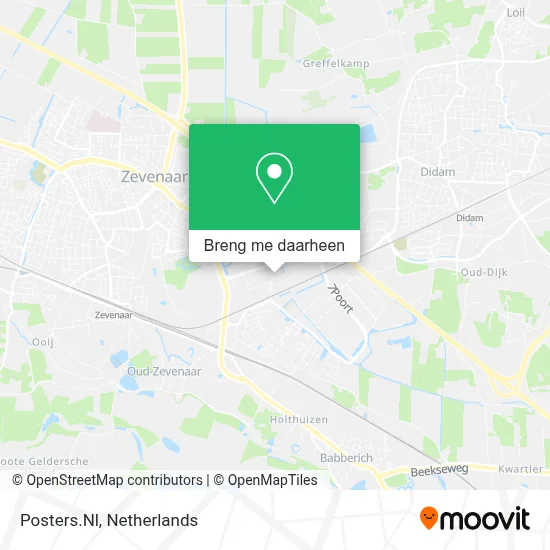 Posters.Nl kaart