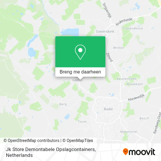 Jk Store Demontabele Opslagcontainers kaart