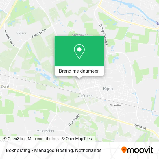 Boxhosting - Managed Hosting kaart