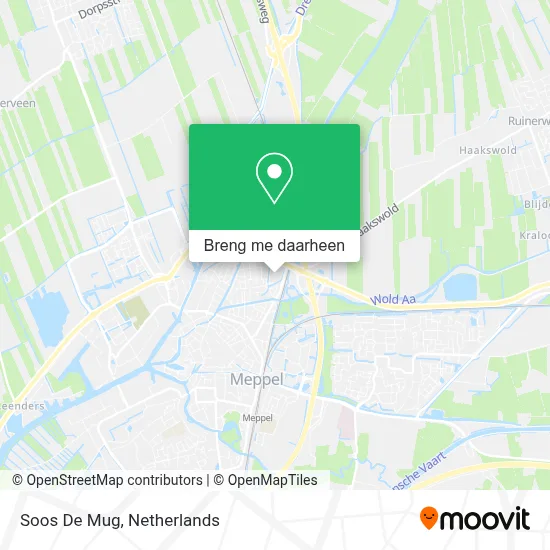 Soos De Mug kaart