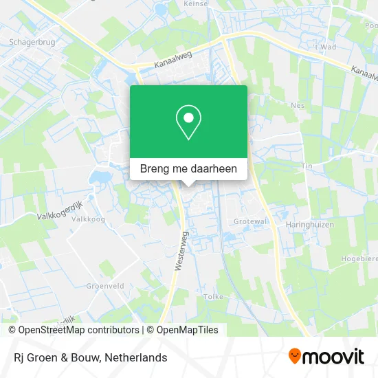 Rj Groen & Bouw kaart