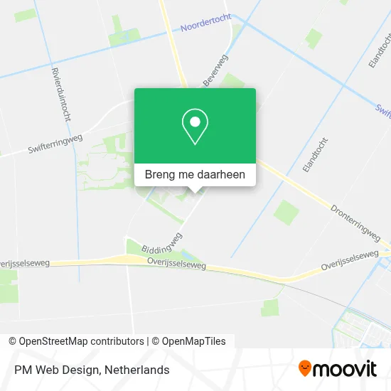 PM Web Design kaart
