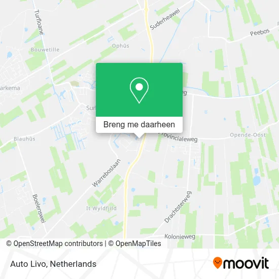 Auto Livo kaart