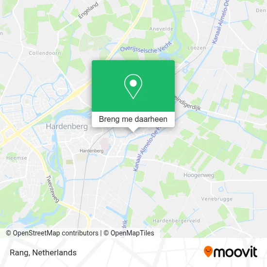 Rang kaart
