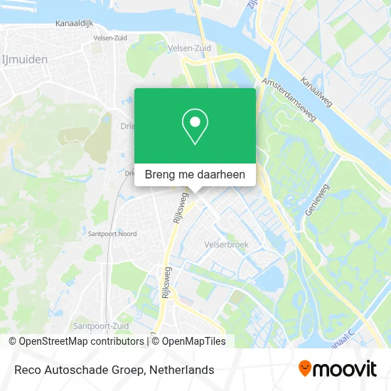 Reco Autoschade Groep kaart