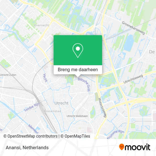 Anansi kaart
