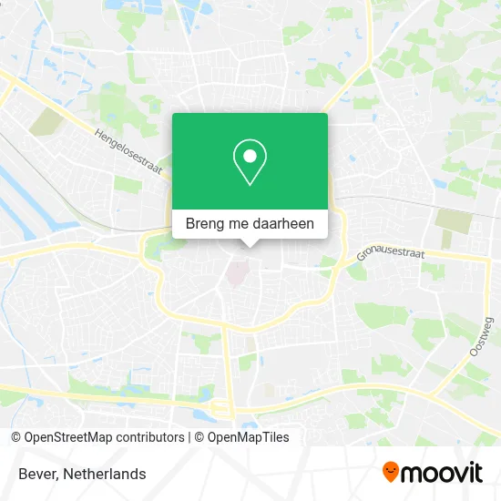 Bever kaart