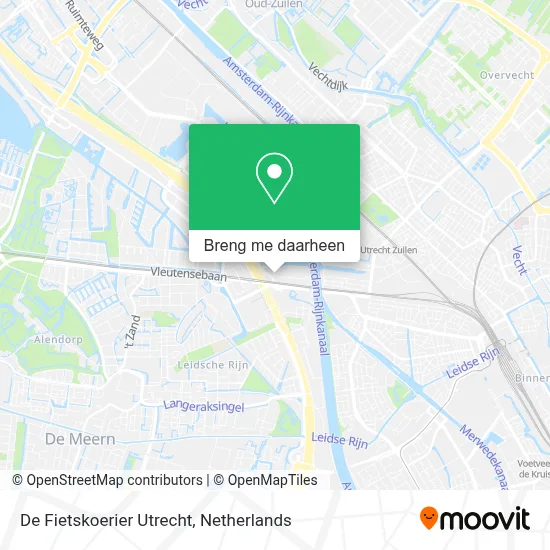 De Fietskoerier Utrecht kaart