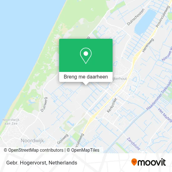 Gebr. Hogervorst kaart