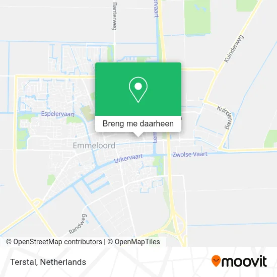 Terstal kaart