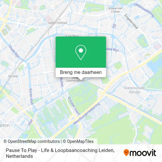 Pause To Play - Life & Loopbaancoaching Leiden kaart