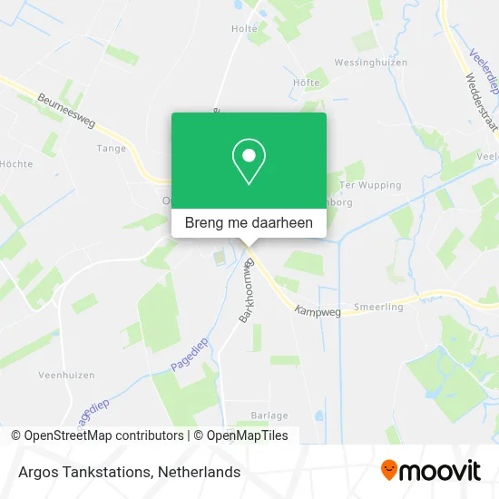 Argos Tankstations kaart