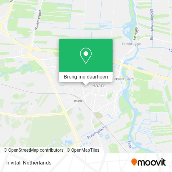 Invital kaart
