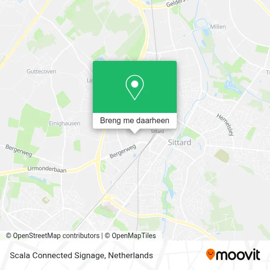 Scala Connected Signage kaart