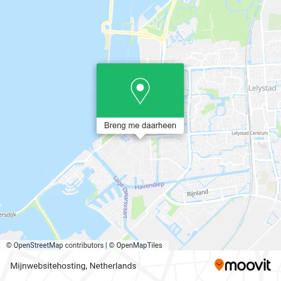 Mijnwebsitehosting kaart