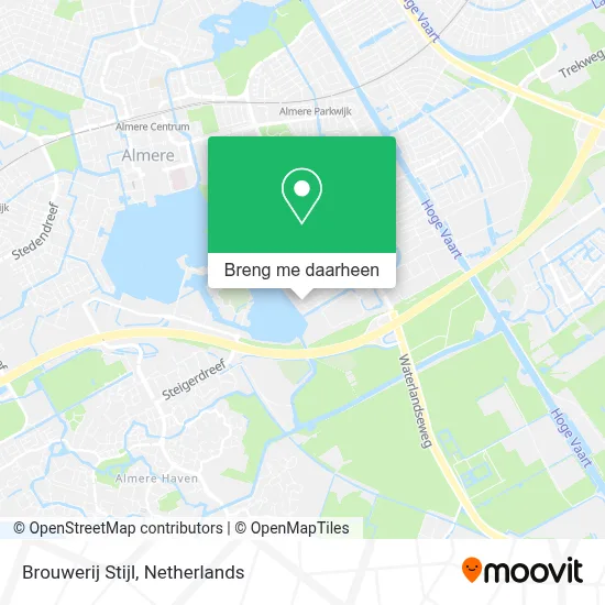 Brouwerij Stijl kaart