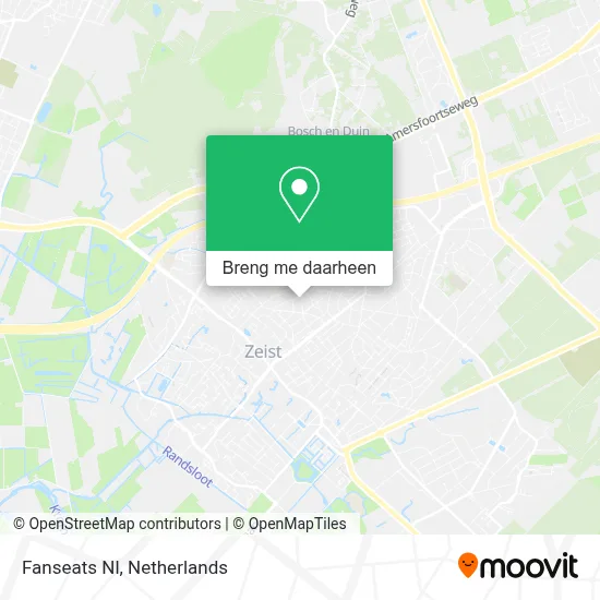 Fanseats Nl kaart