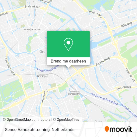 Sense Aandachttraining kaart