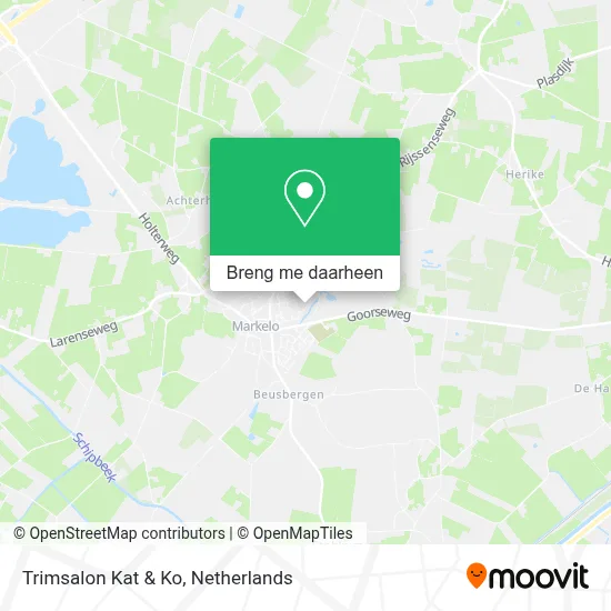 Trimsalon Kat & Ko kaart