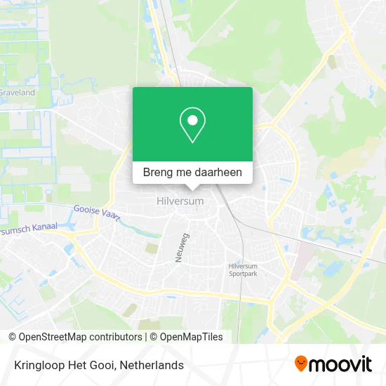Kringloop Het Gooi kaart
