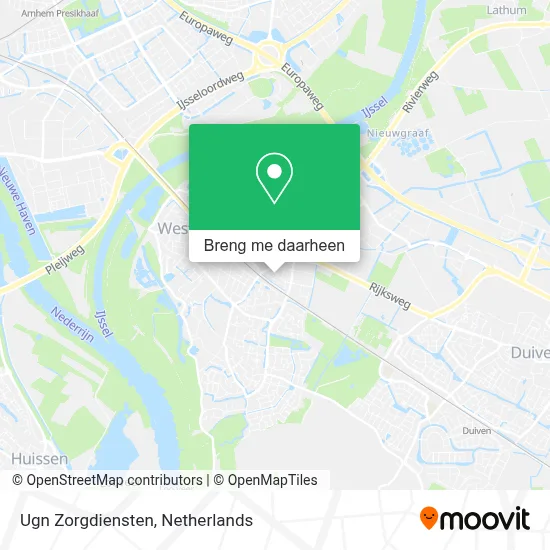 Ugn Zorgdiensten kaart