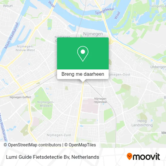 Lumi Guide Fietsdetectie Bv kaart