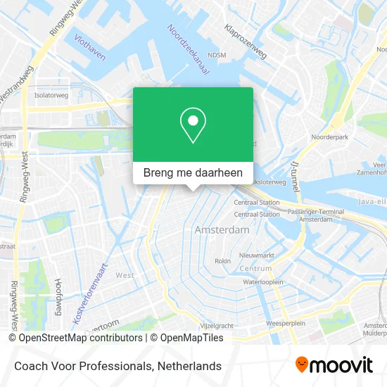 Coach Voor Professionals kaart