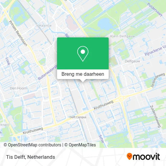 Tis Delft kaart