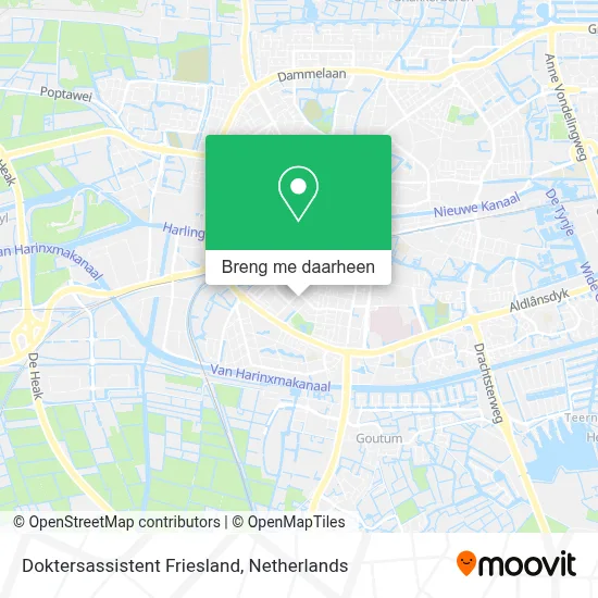 Doktersassistent Friesland kaart