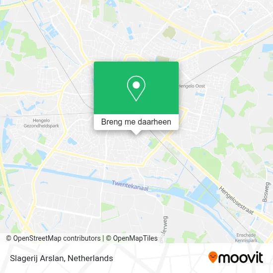 Slagerij Arslan kaart
