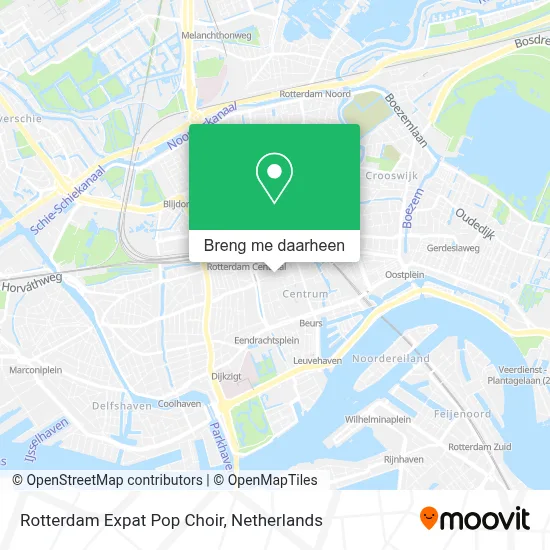 Rotterdam Expat Pop Choir kaart