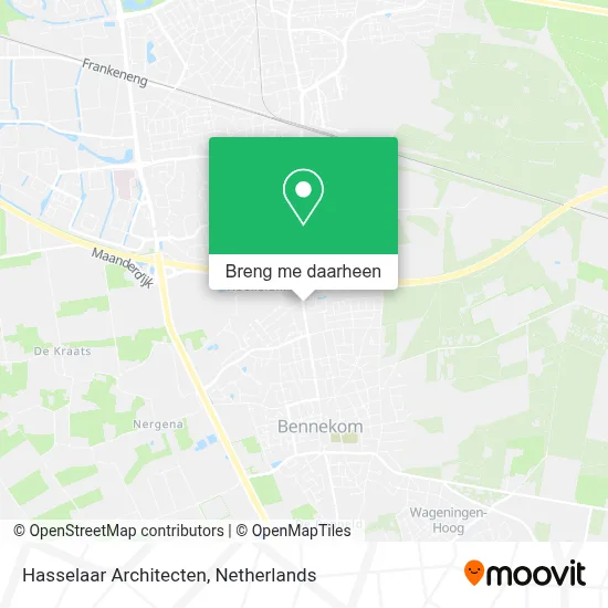 Hasselaar Architecten kaart