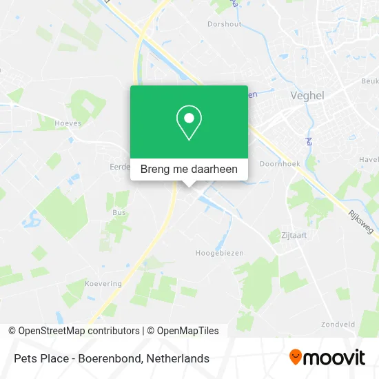 Pets Place - Boerenbond kaart