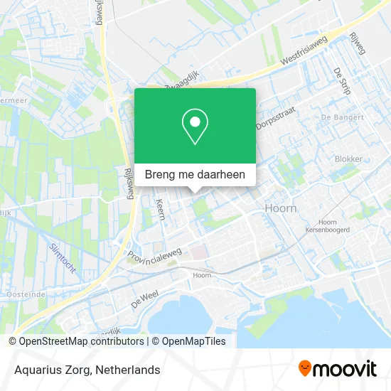 Aquarius Zorg kaart