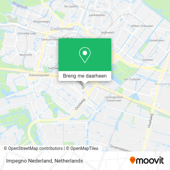 Impegno Nederland kaart