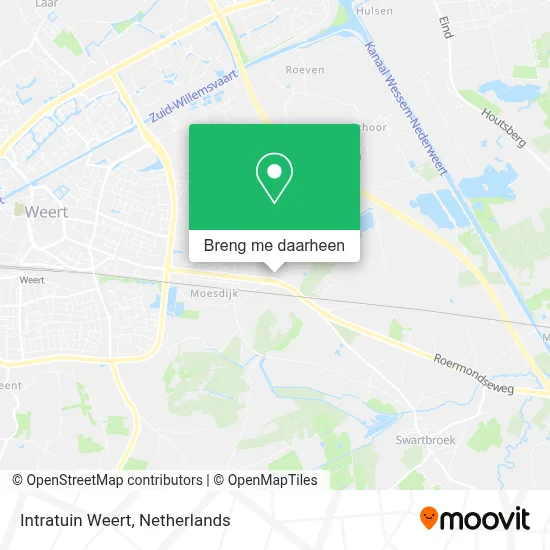 Intratuin Weert kaart