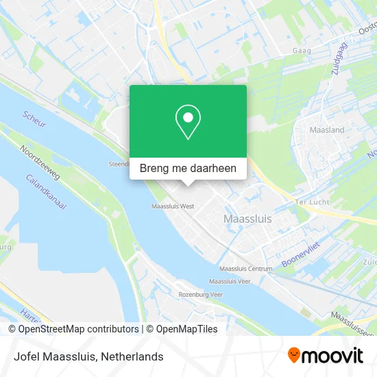 Jofel Maassluis kaart