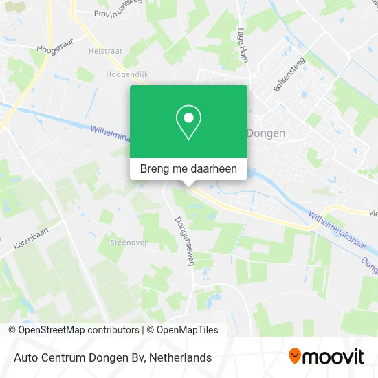 Auto Centrum Dongen Bv kaart