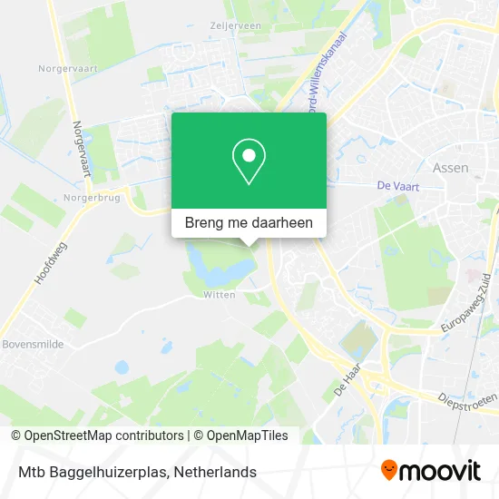 Mtb Baggelhuizerplas kaart